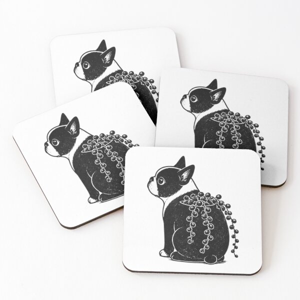 Item preview, Bostons & Botanicals Collection – Boston Terrier Succlent Planter Dog and Succulent Lover MInimalist Illustration  designed and sold by Bossie Brand Apparel .