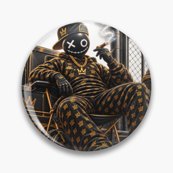 Item preview, BuBu La Street — The Golden King | Exclusive artwork by Plushiworld™ designed and sold by PLUSHIWORLDtm.