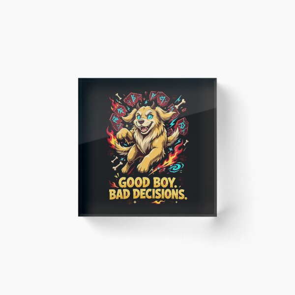Item preview, Golden Retriever Demon With The Sweetest Worst Decisions Ever designed and sold by Tong4130.