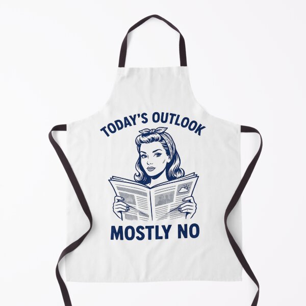 Item preview, Today’s Outlook Mostly No Retro Humor designed and sold by Party Peeps.