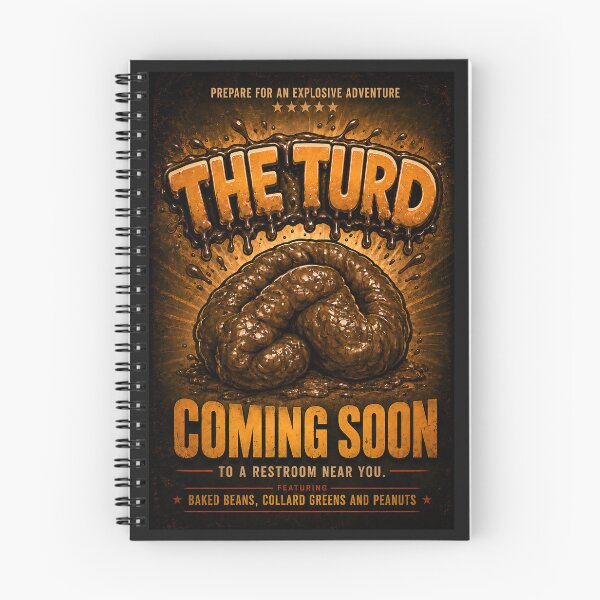 Item preview, THE TERD COMING SOON MOVIE POSTER This image is a bold, cartoon-style graphic, likely designed for a sticker, t-shirt, or social media announcement. designed and sold by EXPLOSIVE DESIGNS.