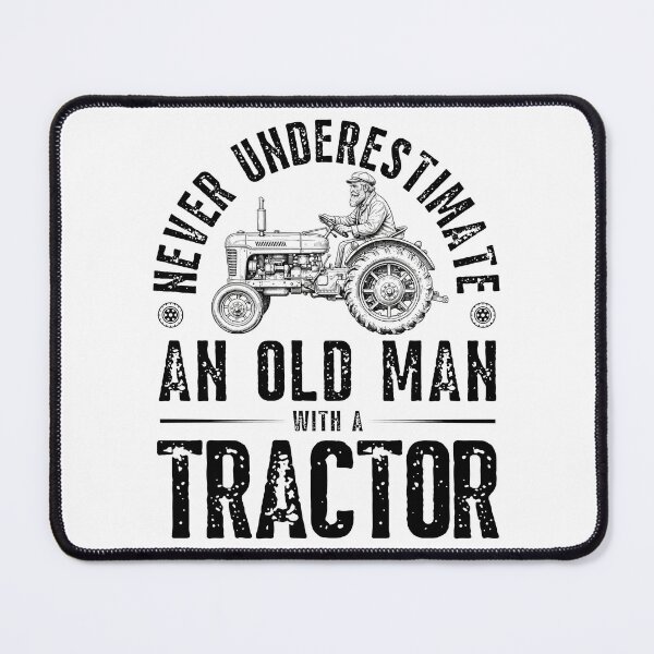 Item preview, Old Man Tractor Funny Vintage Style Farmer Grandpa Gift T-Shirt designed and sold by Teetreasure2.