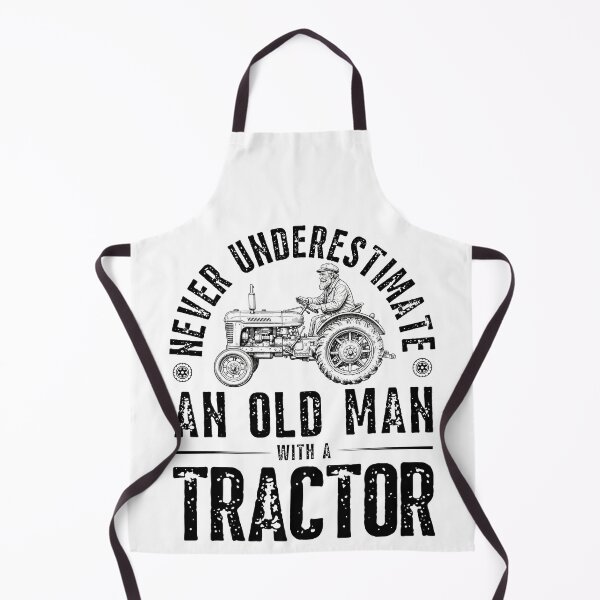 Item preview, Old Man Tractor Funny Vintage Style Farmer Grandpa Gift T-Shirt designed and sold by Teetreasure2.