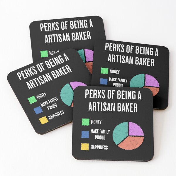 Item preview, Artisan Baker Job Perks Funny Pie Chart designed and sold by d247.