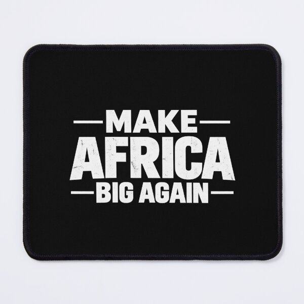 Item preview, Make Africa Big Again Global Map Geopolitics Typography Design designed and sold by eNtyshop23.