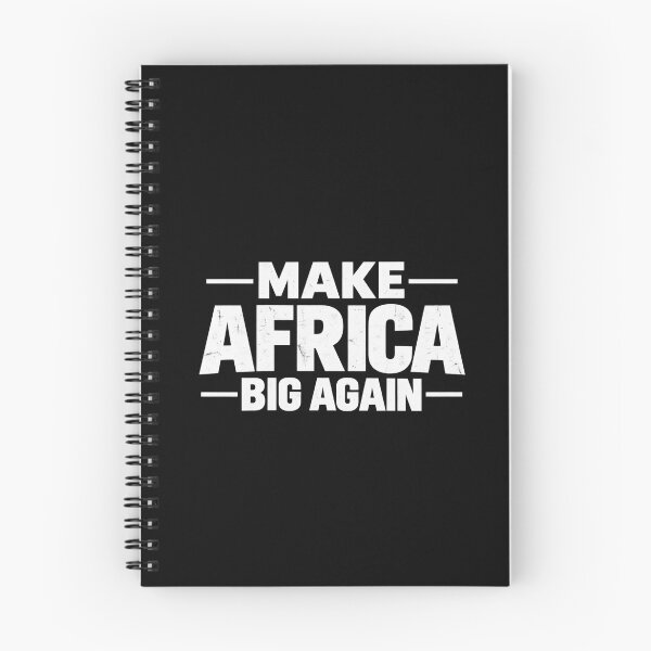 Item preview, Make Africa Big Again Global Map Geopolitics Typography Design designed and sold by eNtyshop23.