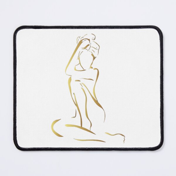 Item preview, Elegant Golden Line Art of a Woman designed and sold by DoveArtDesigns.