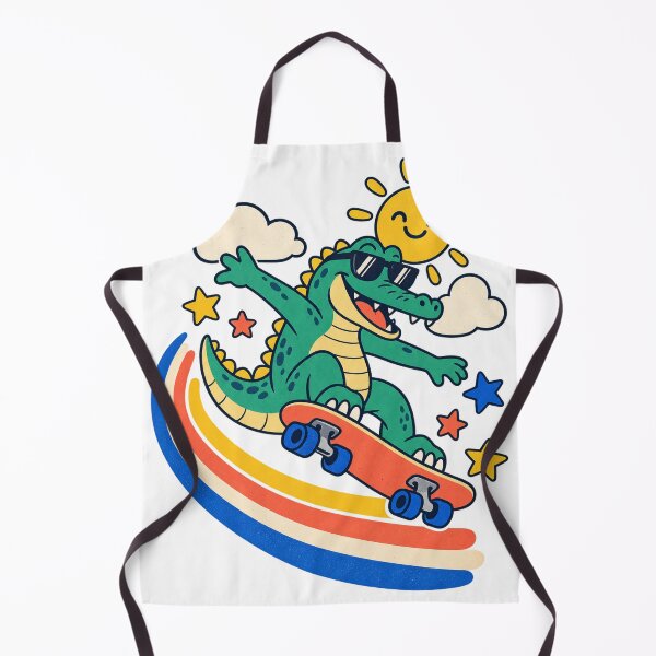 Item preview, Retro Skateboarding Alligator Adventure designed and sold by SomeBoss.