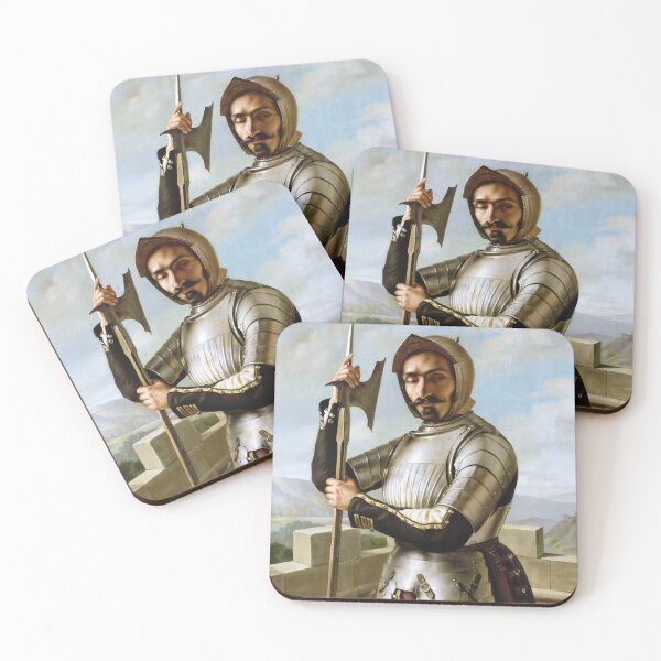 Item preview, Knight in armour by Aleksander Lesser designed and sold by The Breathing Paint.
