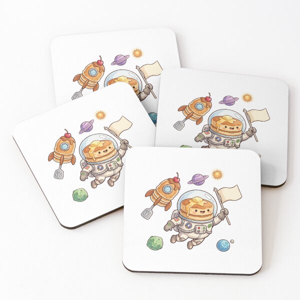 Item preview, Cosmic Pancake Astronaut – Cute Space Food Adventure designed and sold by Mellow Doodle Co..