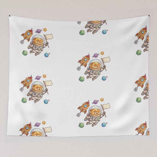 Item preview, Cosmic Pancake Astronaut – Cute Space Food Adventure designed and sold by Mellow Doodle Co..