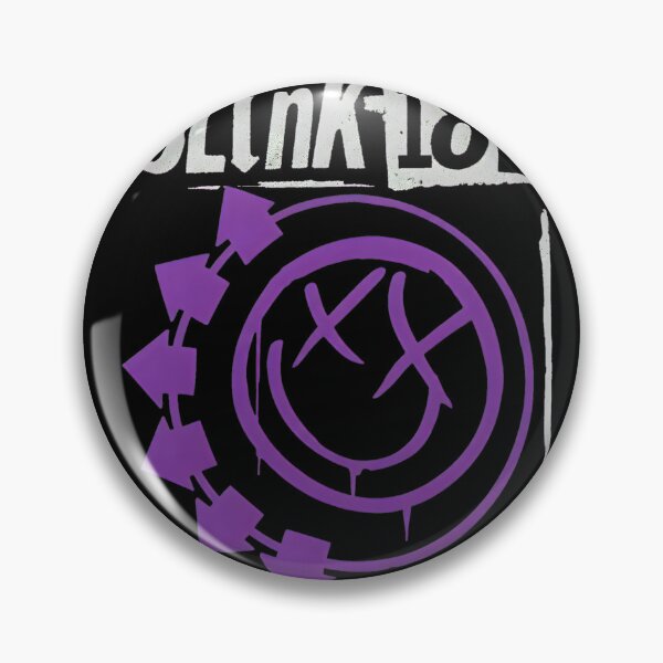 Item preview, Blinks 182 Punk Rock Band Smiley Face designed and sold by TinaFangcao.