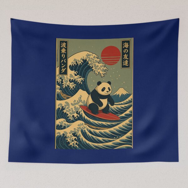 Item preview, Japanese Wave Panda designed and sold by songnui12.