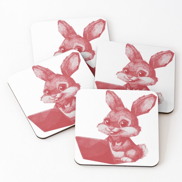 Item preview, Bunny with Notebook designed and sold by kinpirks.