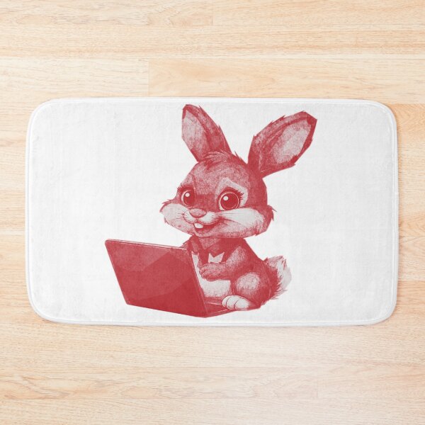 Item preview, Bunny with Notebook designed and sold by kinpirks.