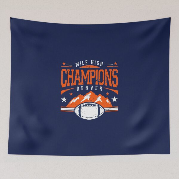 Item preview, Mile High Champions Denver Vintage Football designed and sold by MASMUS27.