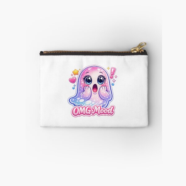 Item preview, OMG Mood Ghost Pastel Kawaii Reaction Spirit Art designed and sold by Sommium .