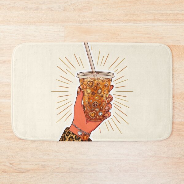 Item preview, Pumpkin Spice Latte Girl  Design / Cheetah Print / Tiktok Trend / Gem Stickers / Nails / Girly / Trending / Best Selling / Rhinestones / Bedazzled designed and sold by TeenLake.