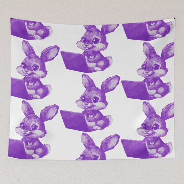 Item preview, Bunny with Notebook designed and sold by kinpirks.