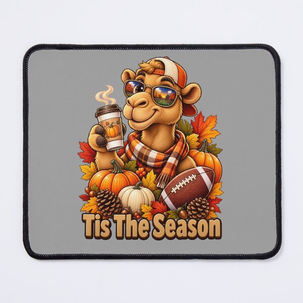 Item preview, Cute Autumn Camel Wearing Scarf And Cap With Pumpkins – Fun Halloween Gift for Animal Lovers – Gift – Funny Animal T-Shirt Gift for Animal Lovers designed and sold by Camel & Quirk.