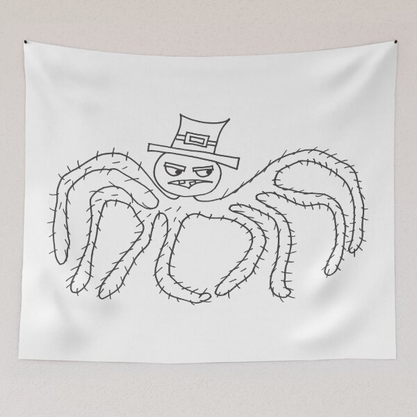 Item preview, Spider-Pumpkin - Spinnenkürbis, Halloween designed and sold by Anke‘s Bazaar.