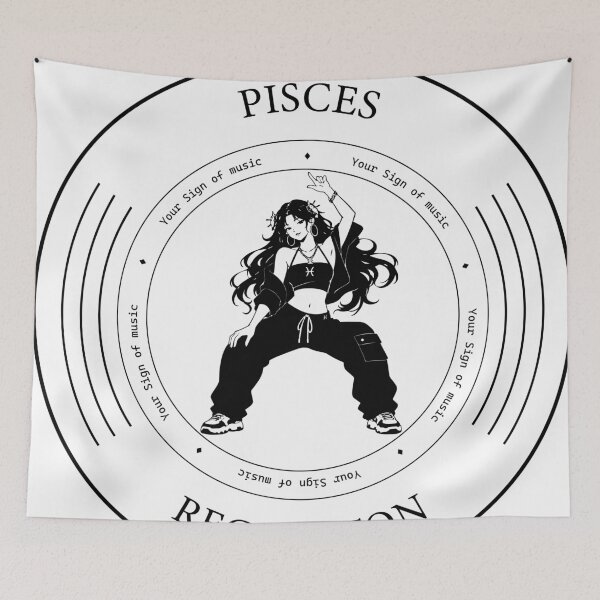 Item preview, Signs of music, Pisces designed and sold by Waxsails.