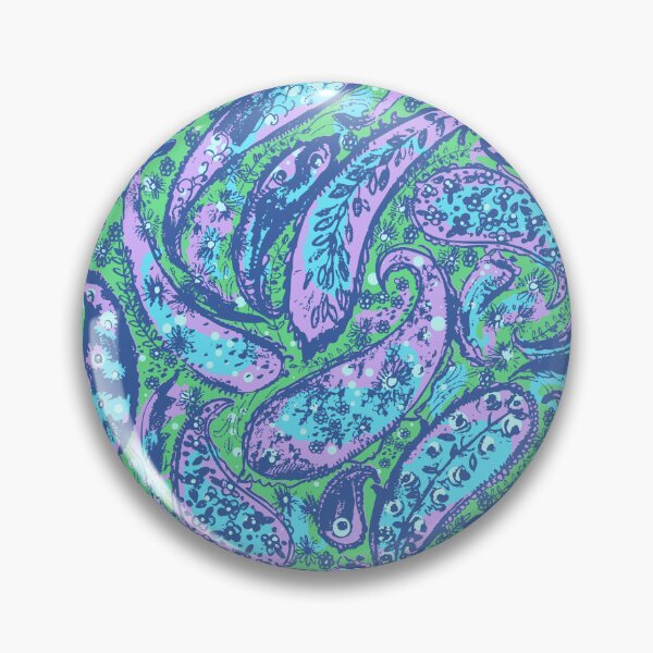 Item preview, Colorful boho shabby chick paisley pattern designed and sold by bokasin.