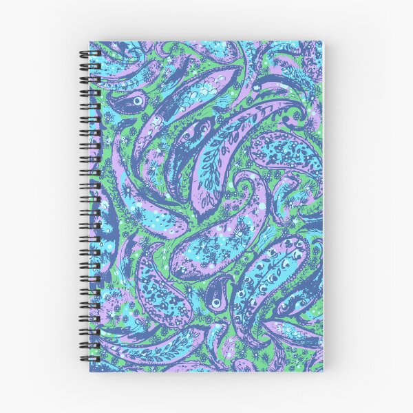 Item preview, Colorful boho shabby chick paisley pattern designed and sold by bokasin.
