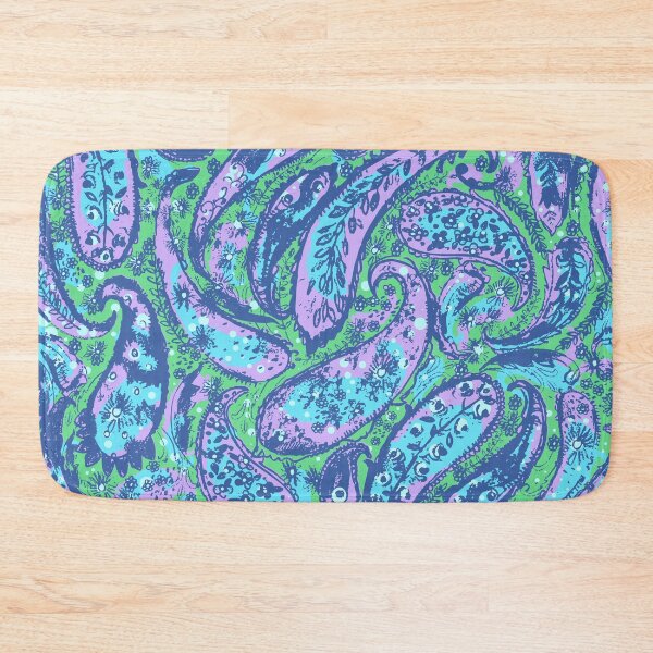 Item preview, Colorful boho shabby chick paisley pattern designed and sold by bokasin.