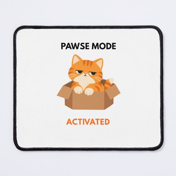 Item preview, awse Mode Activated Funny Cat in a Box Sticker | Cute Cat Lover Gift designed and sold by Savage Cat Quotes.