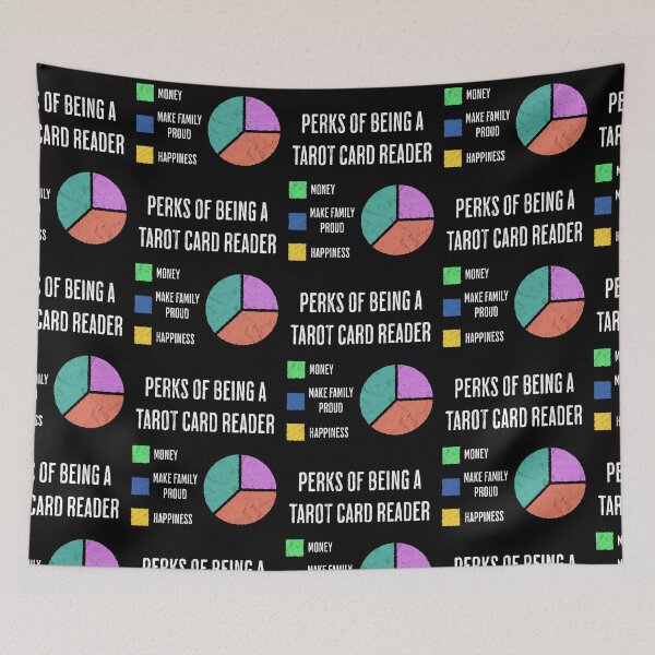 Item preview, Tarot Card Reader Job Perks Funny Psychic designed and sold by d247.
