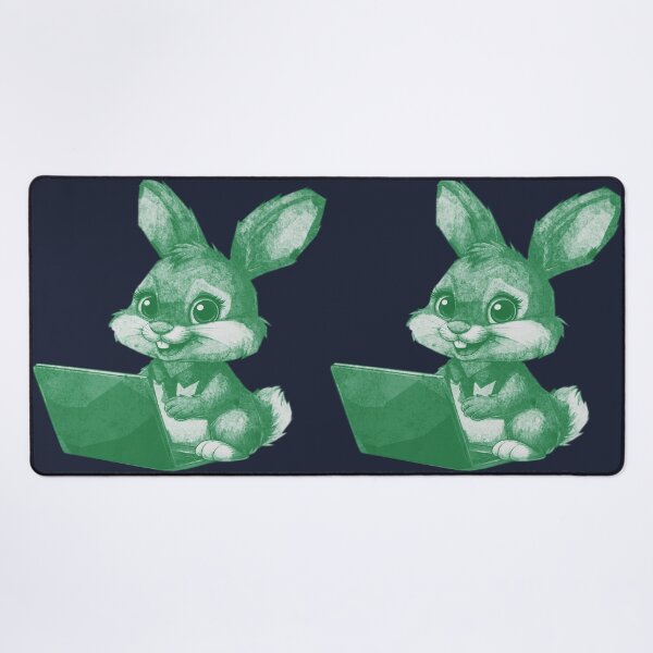 Item preview, Bunny with Notebook designed and sold by kinpirks.