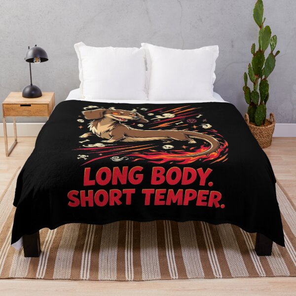 Item preview, Dachshund Demon With A Long Body And Short Temper designed and sold by Tong4130.