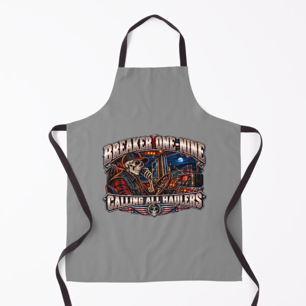 Item preview, Breaker One-Nine | Calling All Haulers | Skeleton Truck Driver CB Radio Art designed and sold by NomadForge.