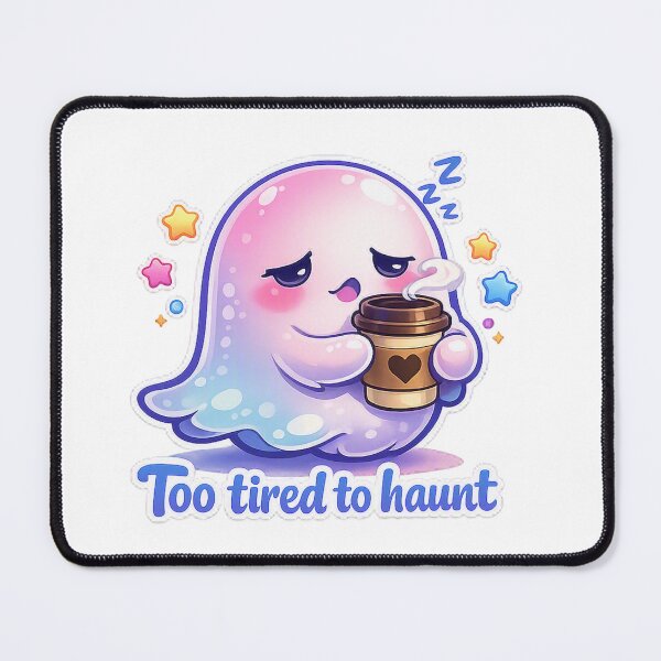 Item preview, Too Tired to Haunt Ghost designed and sold by Sommium .