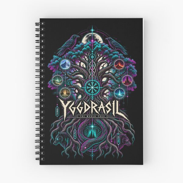 Item preview, Yggdrasil – Cyber Glitch World Tree designed and sold by JupiterGlitchEmpire.