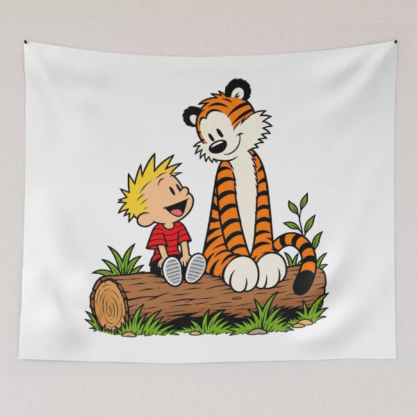 Item preview, Boy and Tiger Best Friends – Cute Cartoon Adventure designed and sold by rachidloucif.