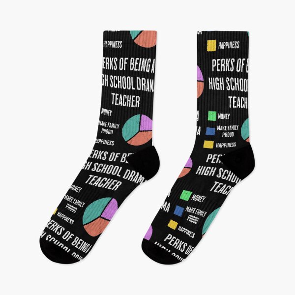 Item preview, Drama Teacher Job Perks Funny Pie Chart designed and sold by d247.