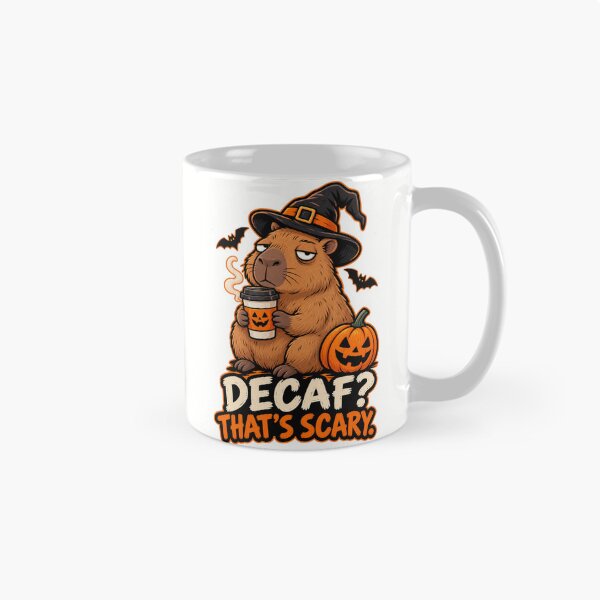 Item preview, Halloween Capybara Coffee – Decaf That’s Scary designed and sold by G-A-D-U.