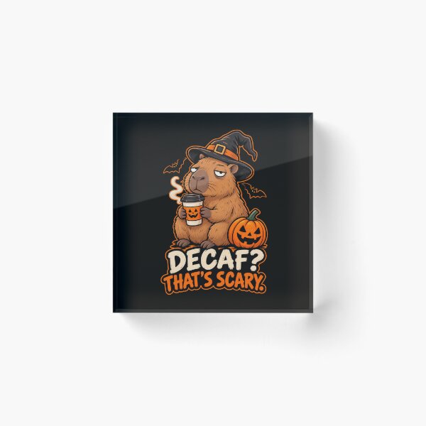Item preview, Halloween Capybara Coffee – Decaf That’s Scary designed and sold by G-A-D-U.