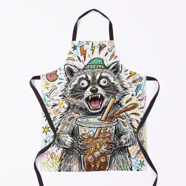 Item preview, Running On Spite And Iced Coffee Funny Raccoon Meme designed and sold by PANCOSS.