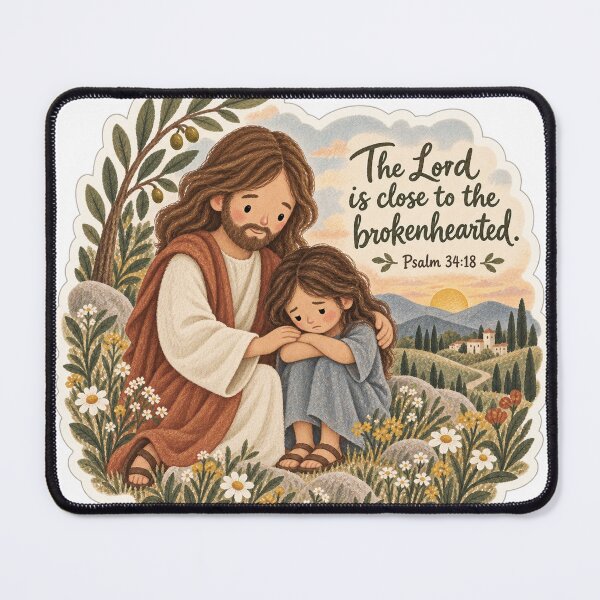 Item preview, The Lord Is Close to the Brokenhearted designed and sold by Vivalavidashop.