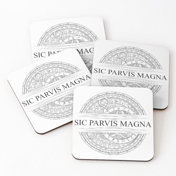 Item preview, Sic Parvis Magna - Uncharted - Black Version designed and sold by Annalucia Milizia.