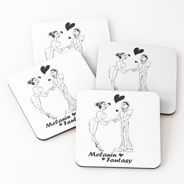 Item preview, Melanin Fantasy Elegant Black Women Fashion Illustration designed and sold by Offbeattwang.