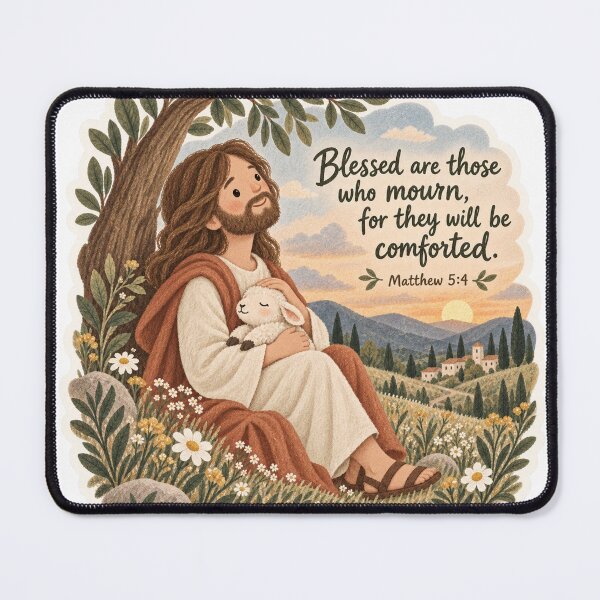 Item preview, Blessed Are Those Who Mourn Christian Art designed and sold by Vivalavidashop.