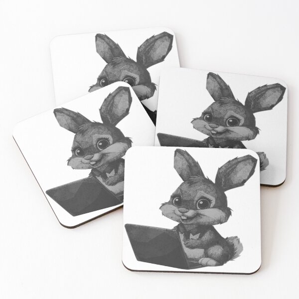 Item preview, Bunny with Notebook designed and sold by kinpirks.