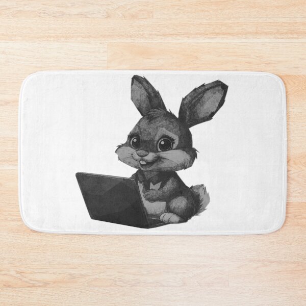 Item preview, Bunny with Notebook designed and sold by kinpirks.