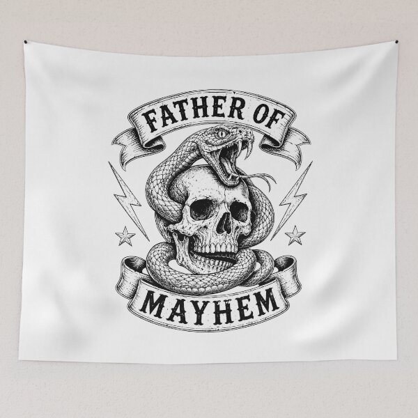 Item preview, Father of Mayhem Funny Fathers Day designed and sold by Animavera.