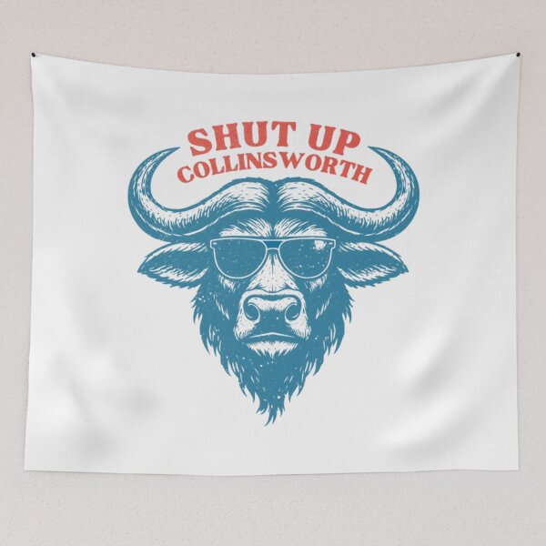 Item preview, Shut Up Collinsworth Football Fan Meme designed and sold by janicejc.