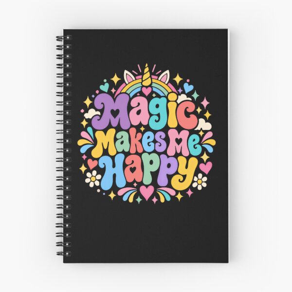 Item preview, Magic Makes Me Happy Unicorn Rainbow Girls Kids Happiness designed and sold by HumansStuck12.